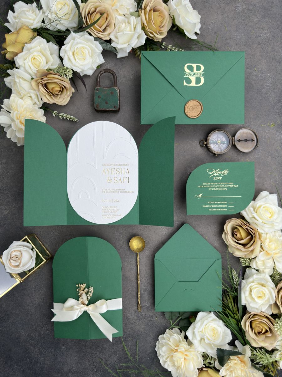 Kağıt Düğün Davetiyesi