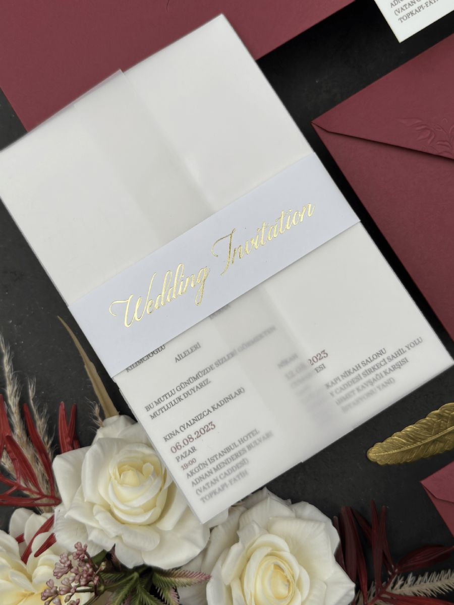 Aydınger Zarflı Davetiyeler